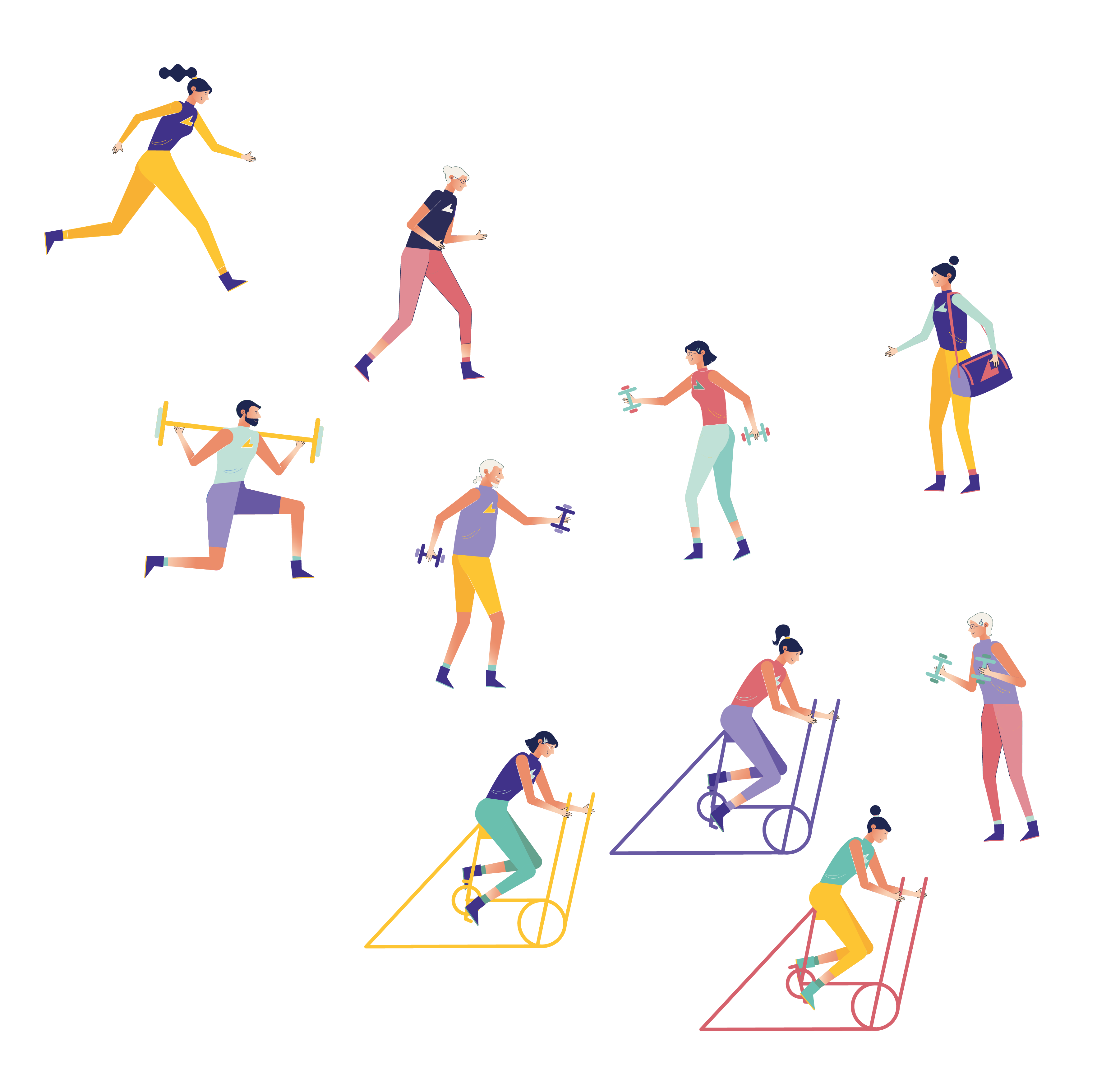 tipfit - trainierende tipfit-Figuren "Tippis-und-toppis"